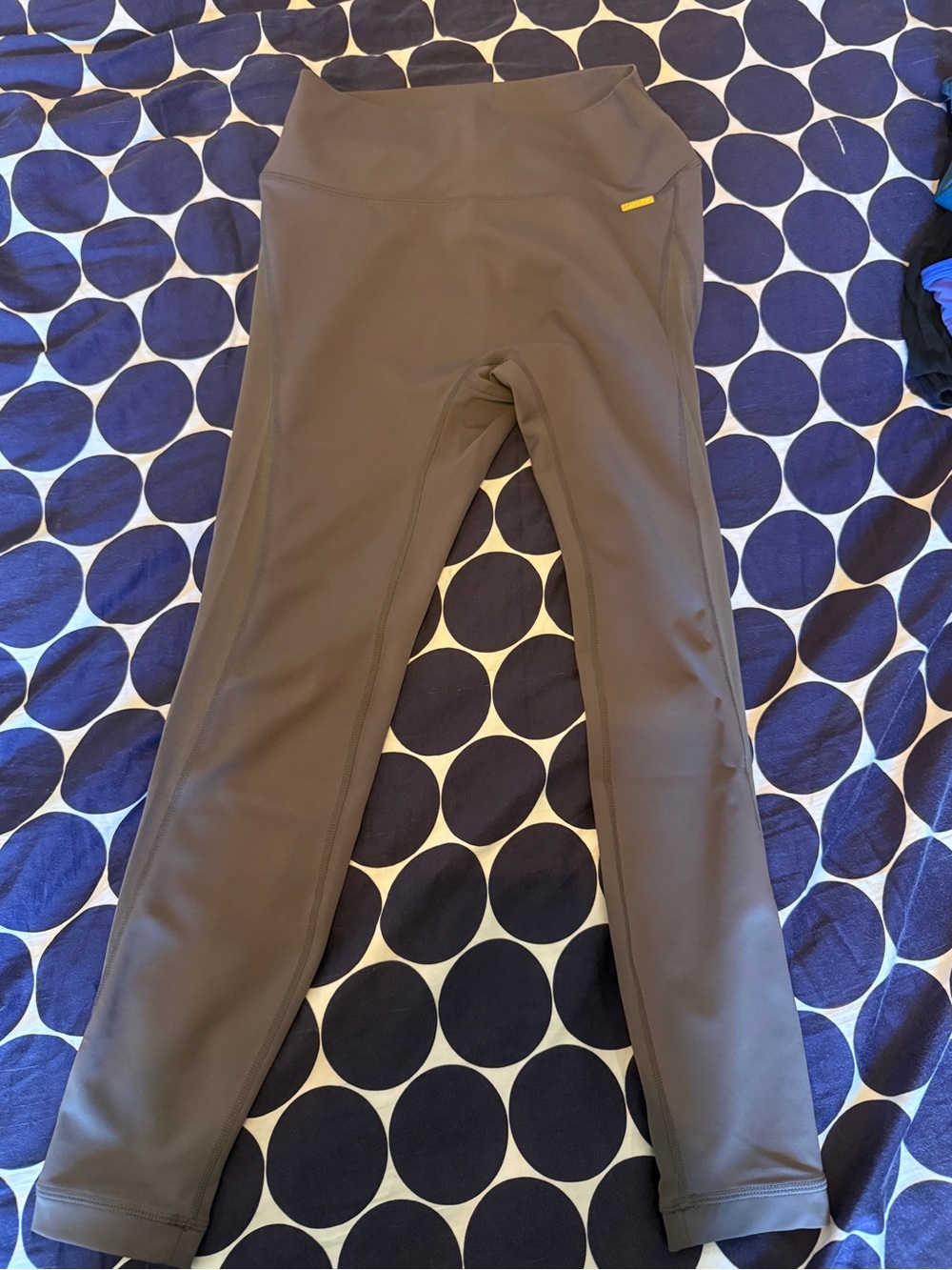 Cleo Harper Mesh High-Waist Gray Active Leggings